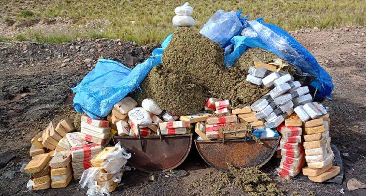 Exitosa Operación de Destrucción de Drogas en Oruro: 518 Kilos 782 Gramos Incinerados