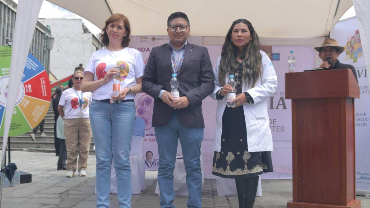 Ministerio de Salud y Deportes lanza campaña por el mes de la lucha contra las enfermedades renales en todo el país