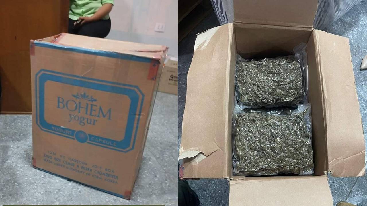 Descubren 17 bolsas de marihuana en una encomienda: Arrestan a sospechoso en Vallegrande