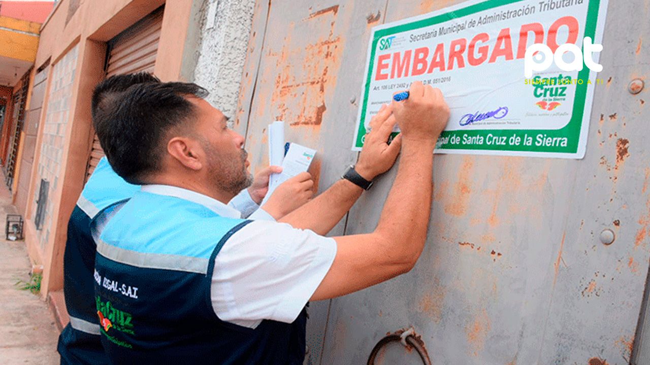 Embargos en el municipio debido a falta de respuesta a descuentos tributarios