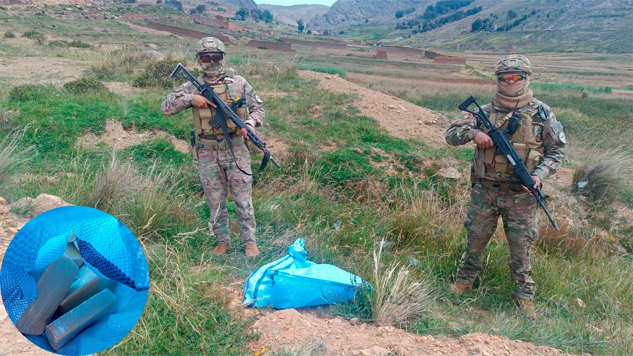 Intercepción de presuntas sustancias controladas en Puerto Acosta