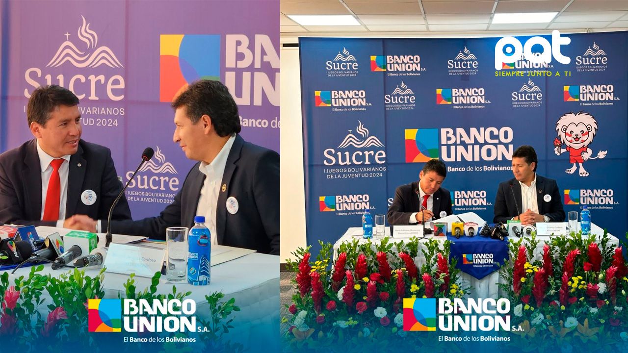 Banco Unión ratifica su compromiso con la juventud y suscribe convenio como auspiciador oficial de los “I Juegos Bolivarianos de la Juventud, Sucre 2024“