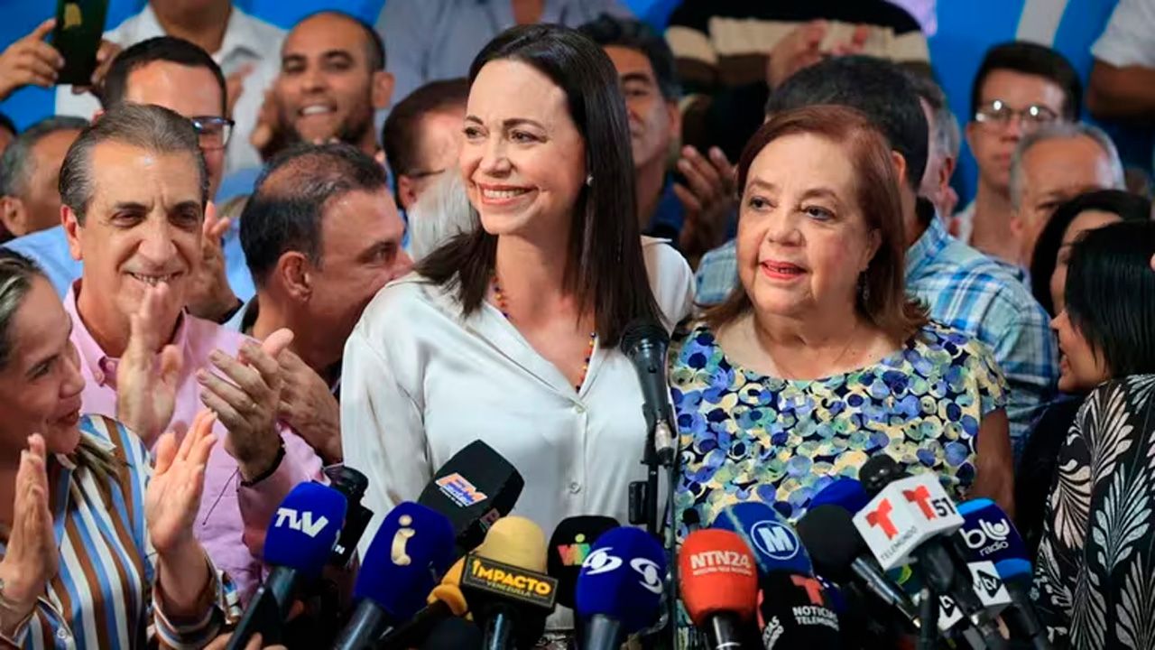 María Corina Machado nombra a Corina Yoris como candidata de la oposición en Venezuela