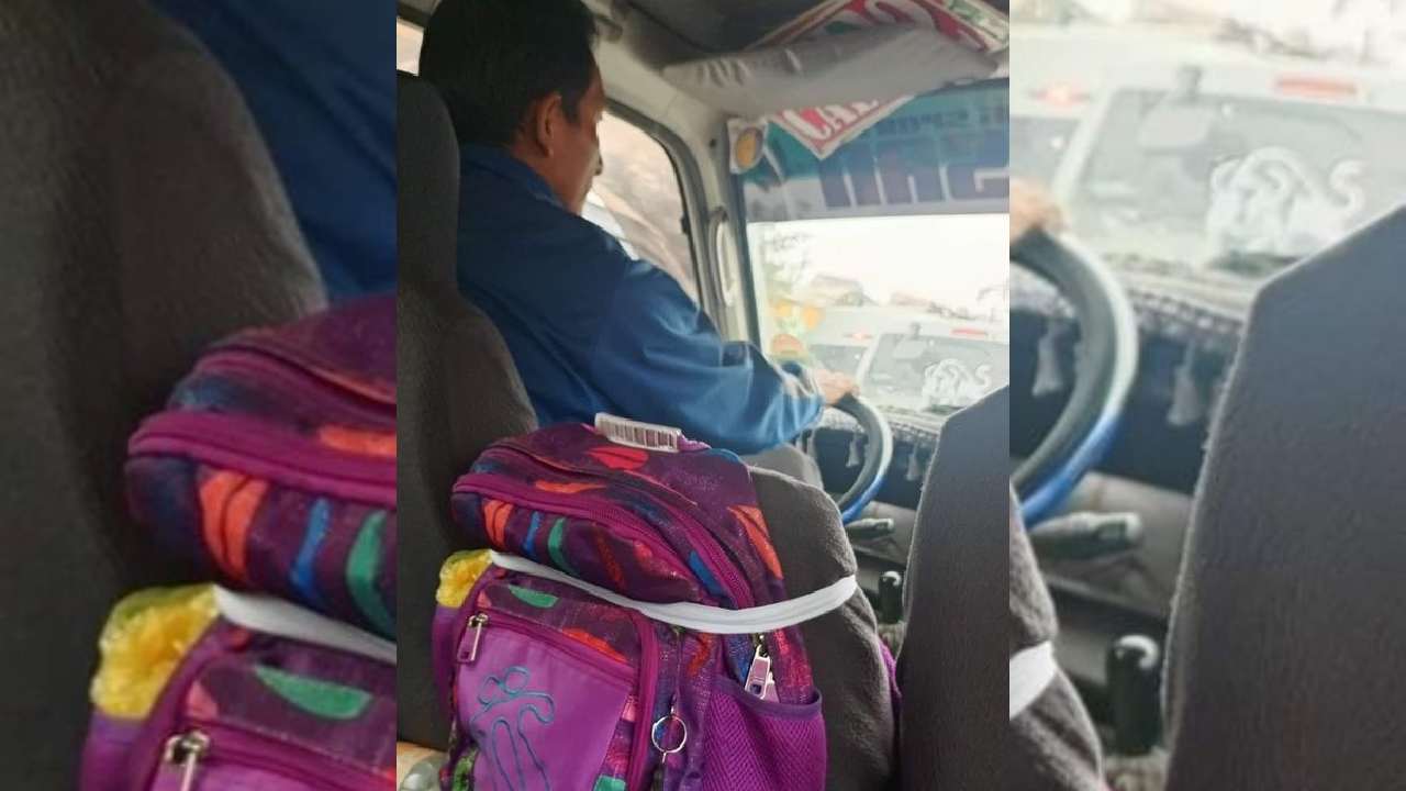 Chofer de minibús recibe agradecimientos por devolver mochila olvidada en el Alto 