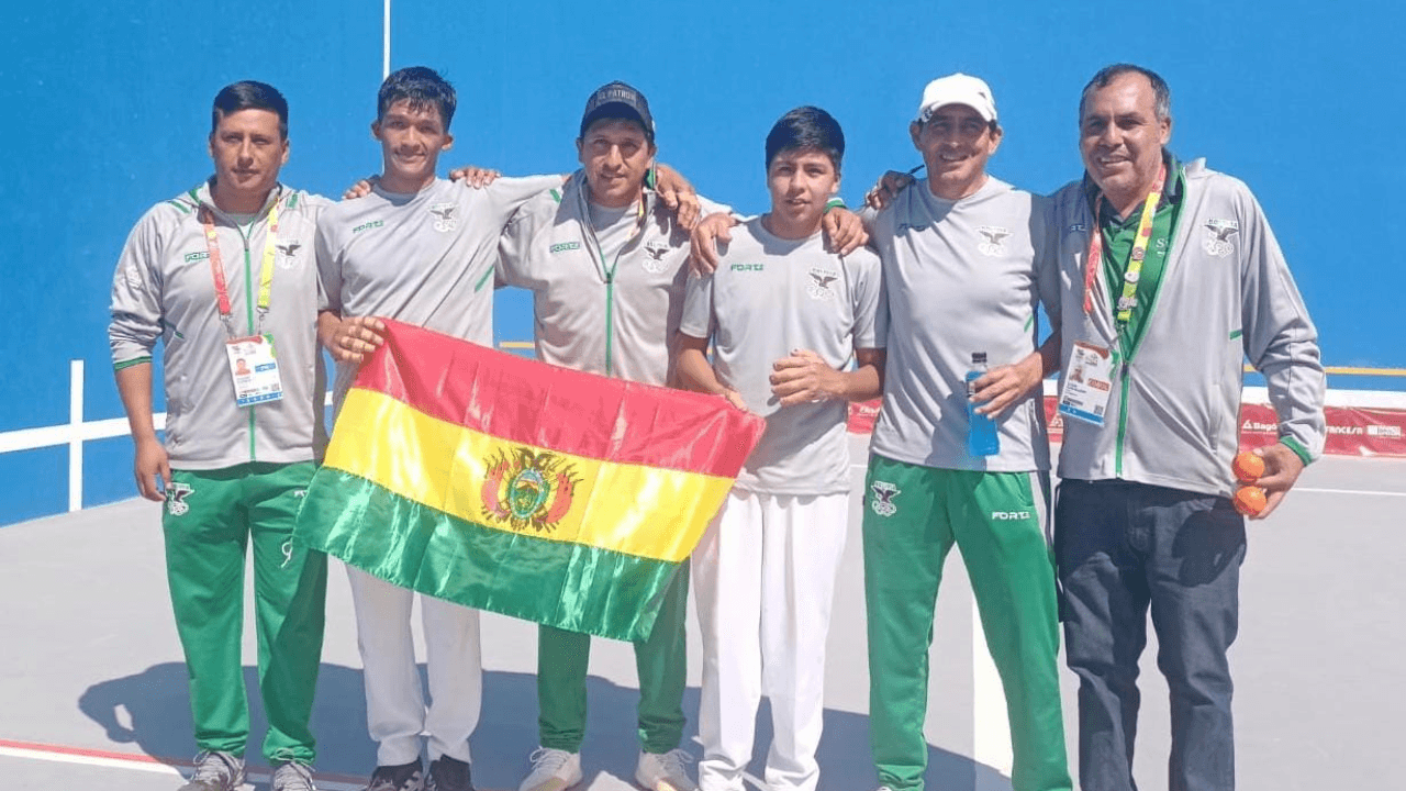 Pelota vasca le da a Bolivia la segunda medalla de oro y otras dos de bronce