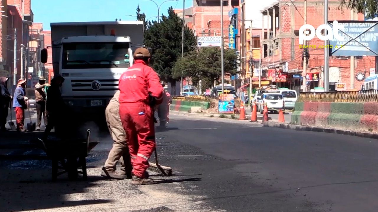 El plan de bacheos está en marcha y se reparó más de 2.500 m2 de baches en vías principales