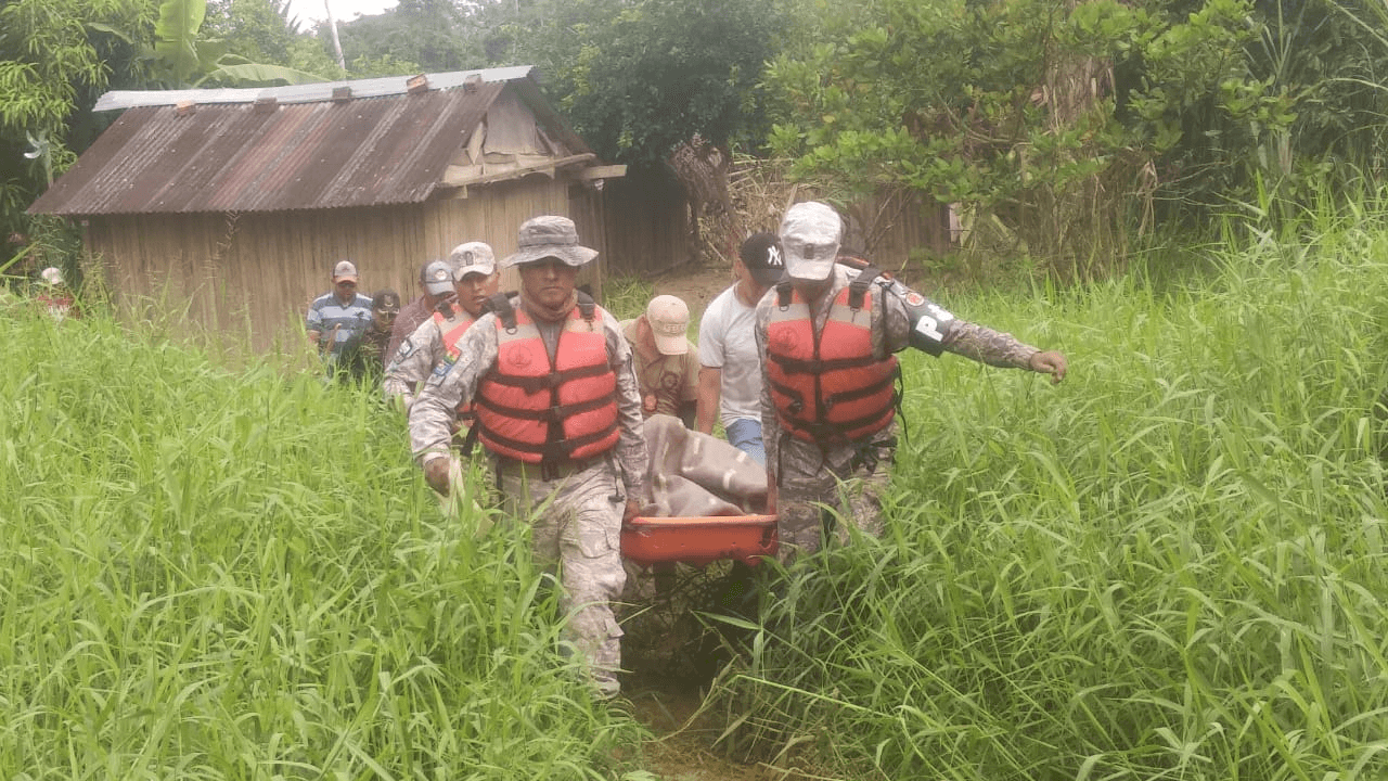 Armada Boliviana recupera cuerpo sin vida en el Río Acre