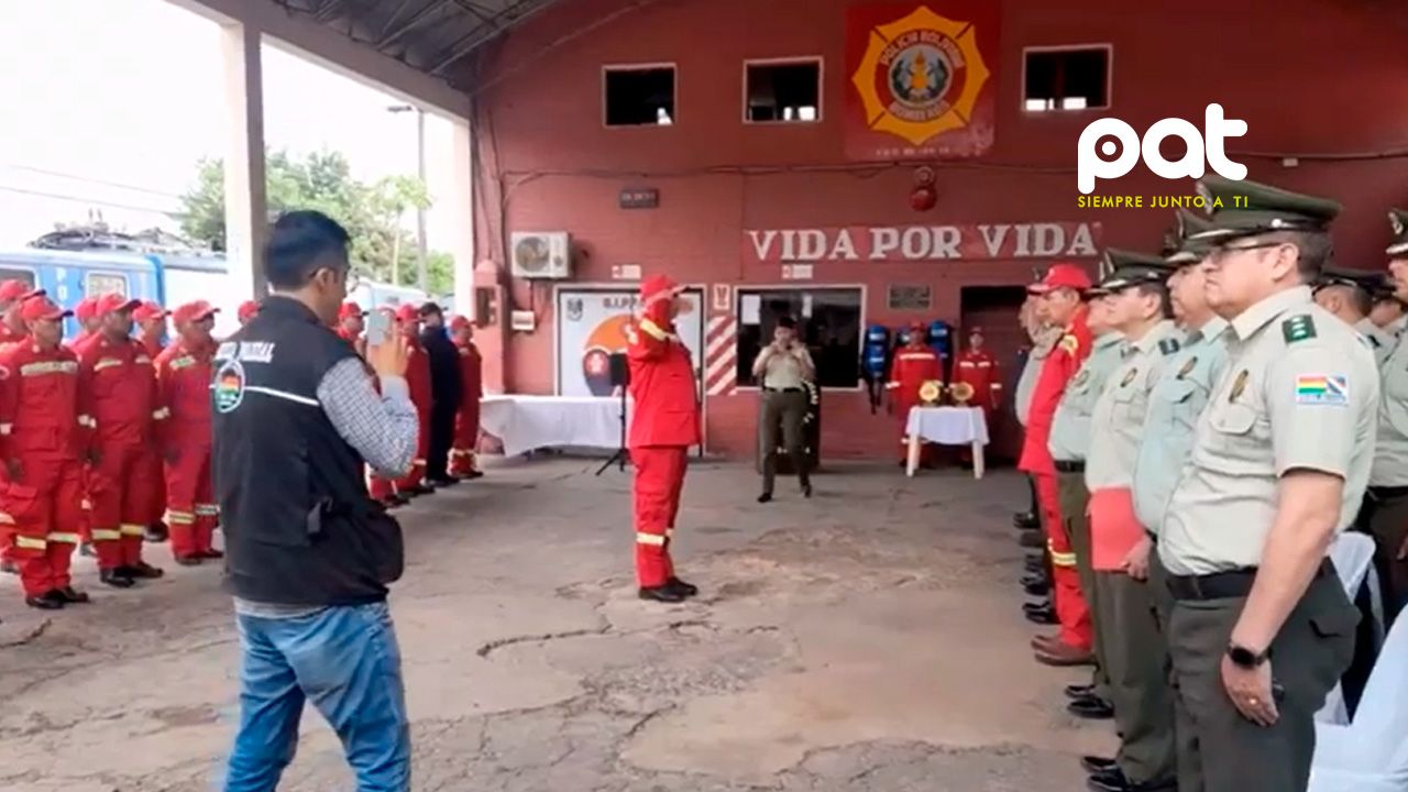Conmemoración de los 149 años de servicio de la Dirección Departamental de Bomberos 