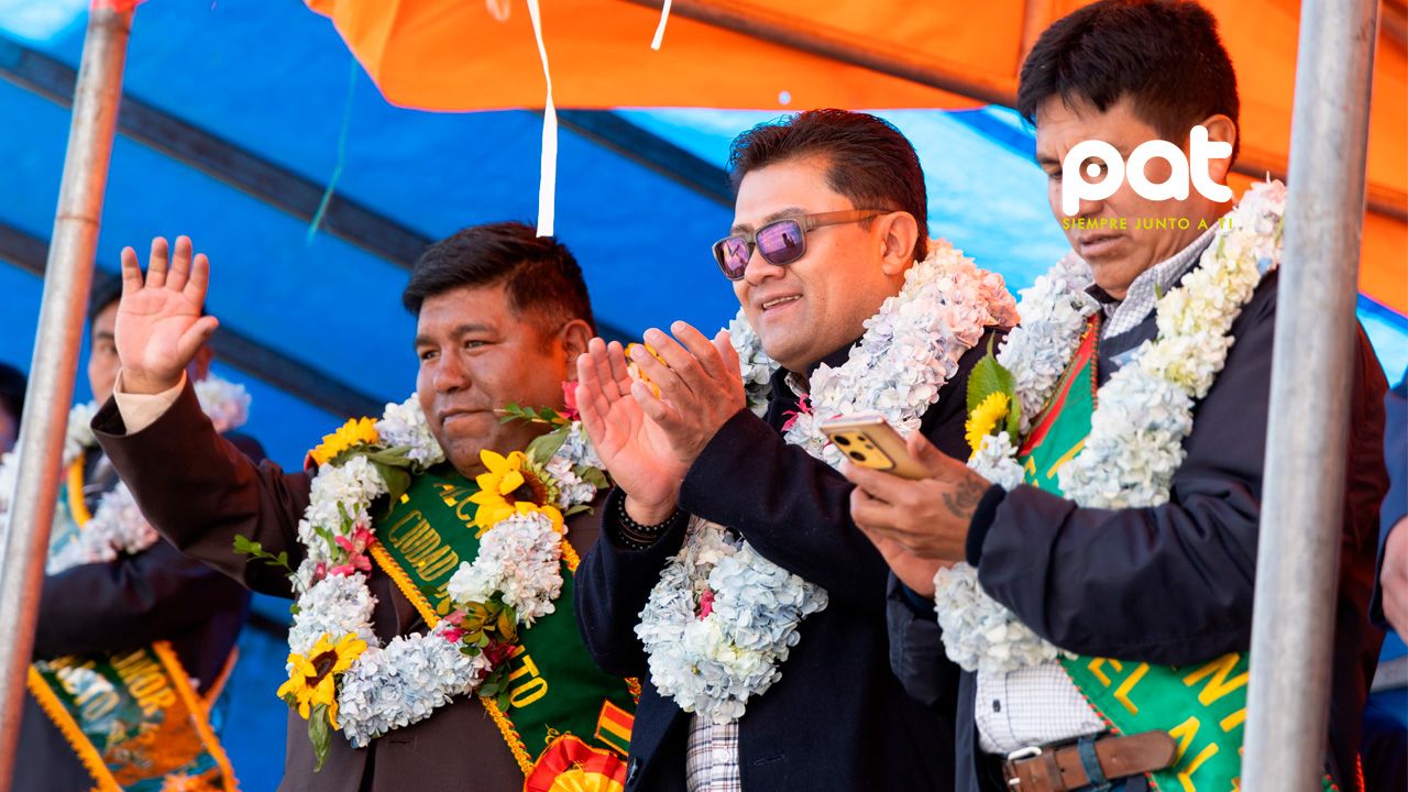 Celebración del 24° aniversario del distrito municipal 5 de El Alto