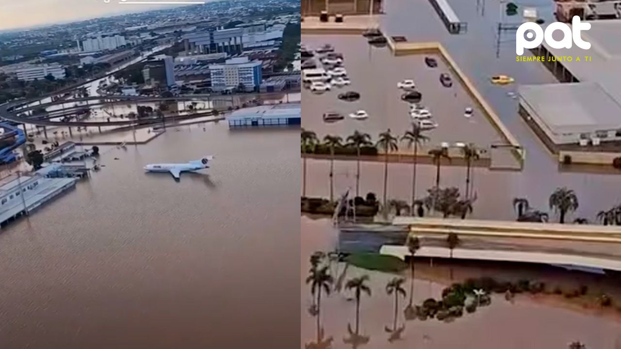 Devastación en Brasil: Aeropuerto de Porto Alegre sumergido bajo el agua por las inundaciones