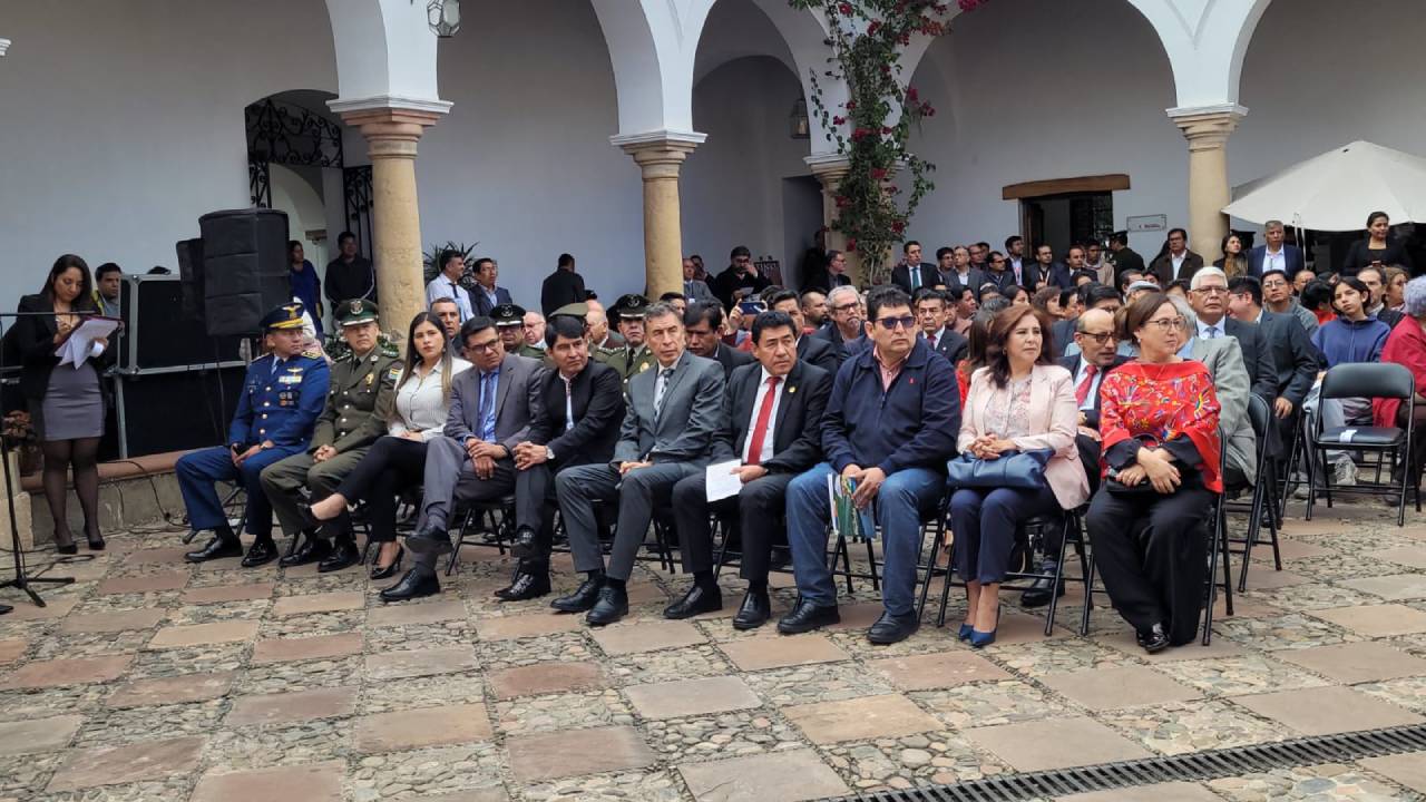 Presentación de la Agenda Departamental del Bicentenario en Chuquisaca