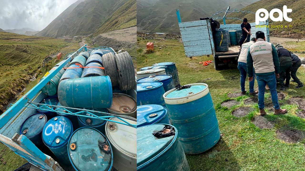 Desarticulan red de acopio ilegal de combustible en Cocapata, Cochabamba: 43 turriles incautados