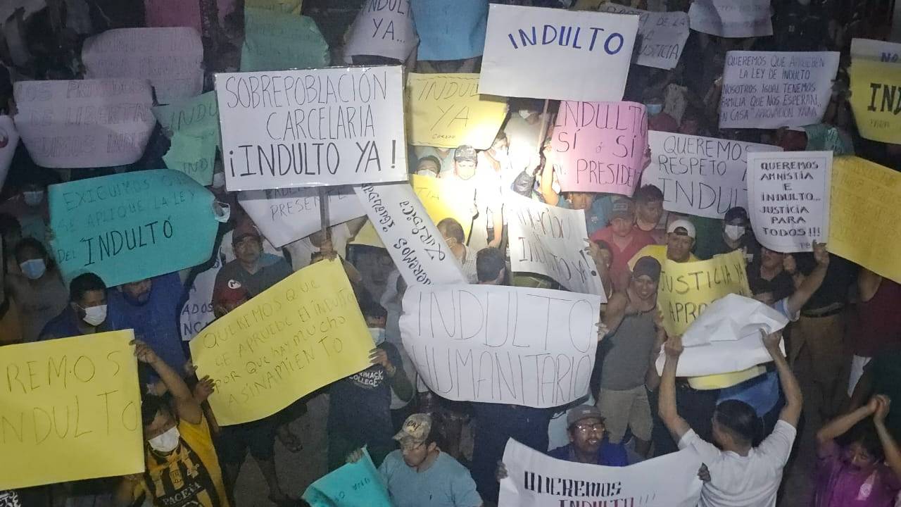 Reclusos de Palmasola Protestan Exigiendo Aprobación de Nueva Ley de Indulto