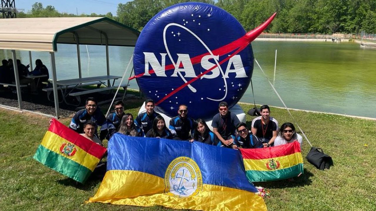 Cuatro bolivianos participaron en un evento de la NASA