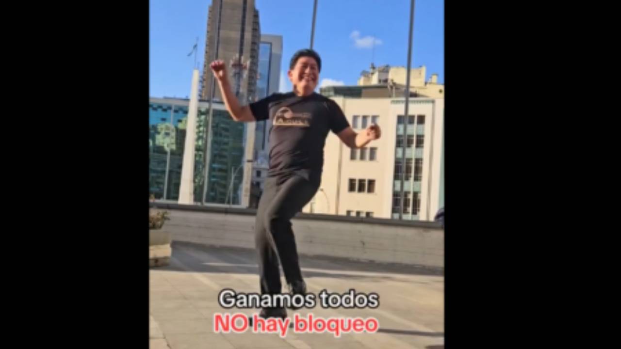 Transportistas suspenden bloqueo y el Ministro Montaño celebra con baile en Tik Tok