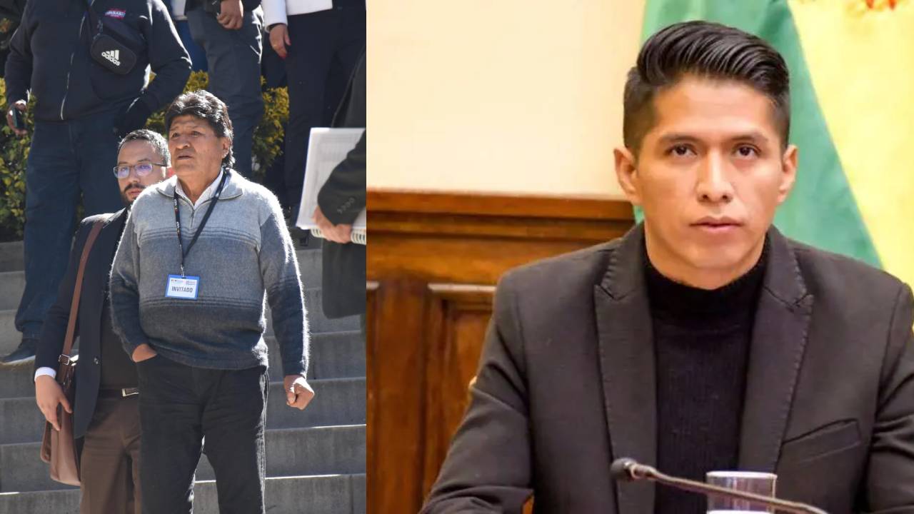 Morales no firma el acuerdo multipartidario y junto con Andrónico abandona el TSE