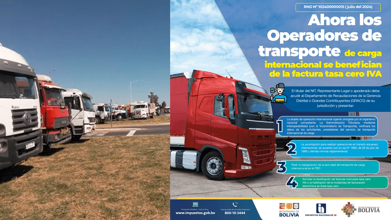 Impuestos Nacionales convoca a transporte internacional para reunión