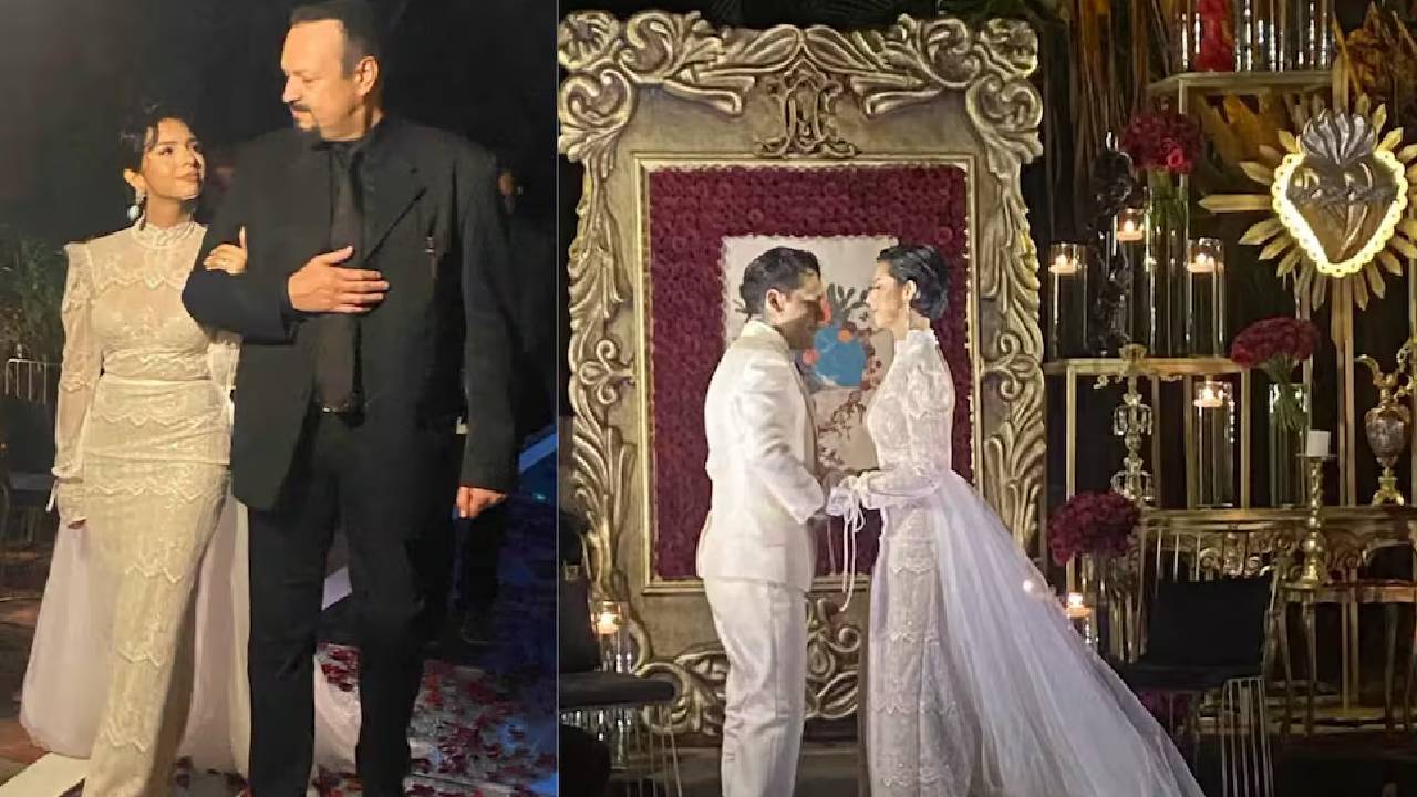 Christian Nodal y Ángela Aguilar se casan en una íntima ceremonia en Morelos