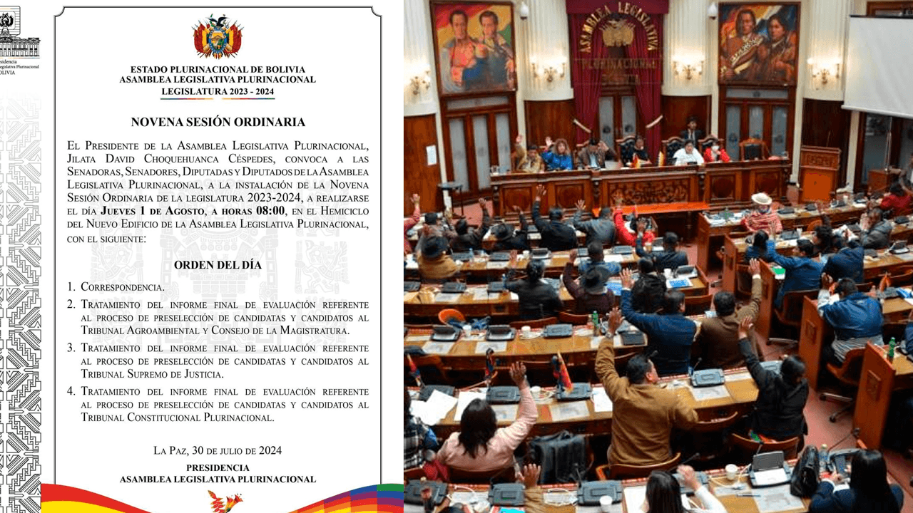 Asamblea Legislativa convoca a novena sesión ordinaria el 1 de agosto