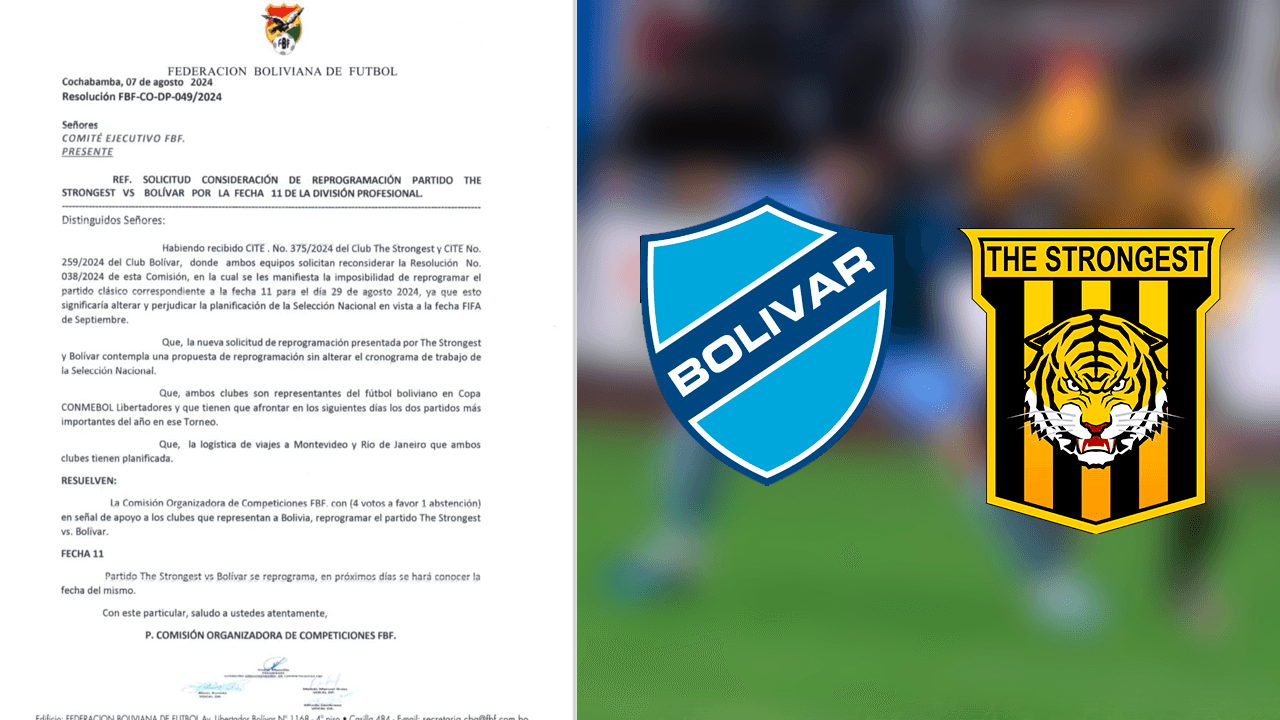 Reprogramado el Clásico Paceño por la Copa Libertadores