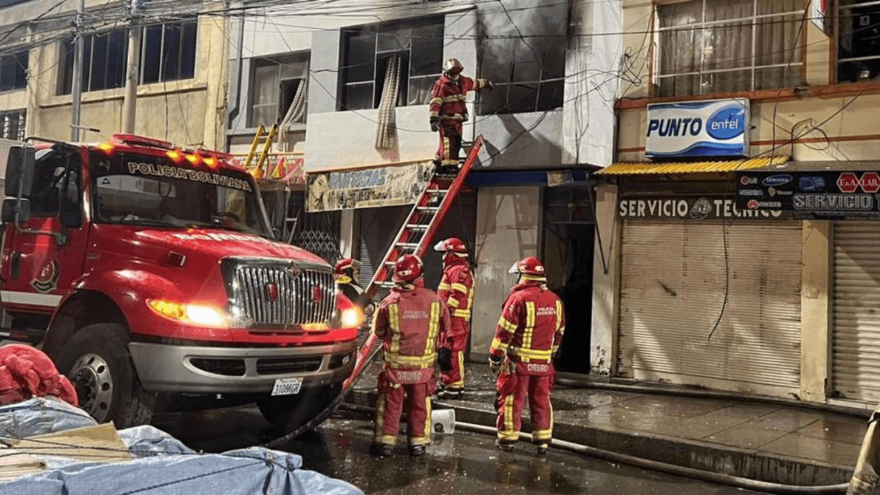 Tragedia en Oruro: Incendio en vivienda deja una persona fallecida