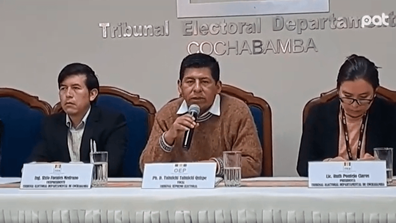El tribunal supremo electoral evaluará participación en congreso del 3 de septiembre en villa tunari