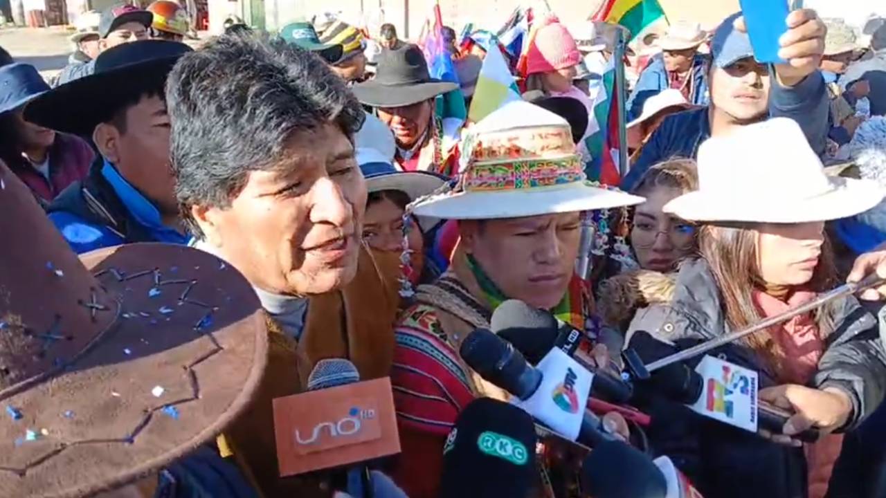 Morales dice que no comentará nada sobre la convocatoria al diálogo