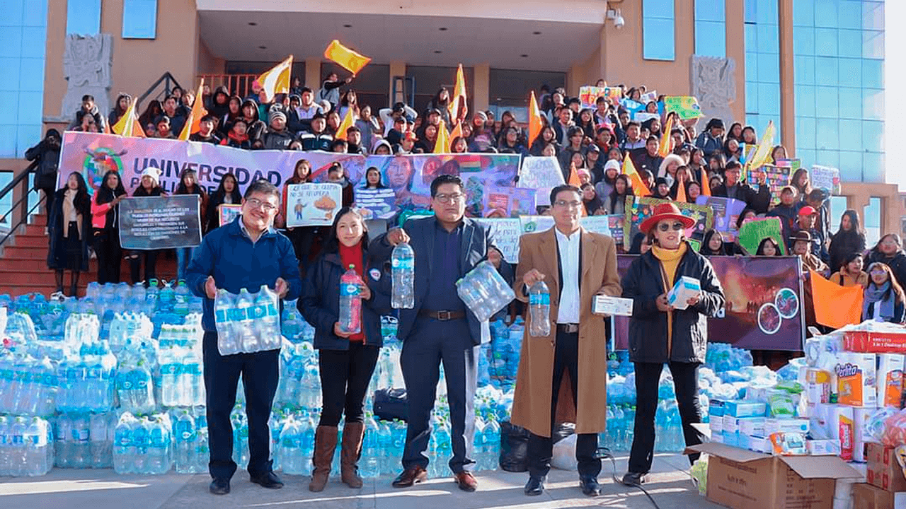 UPEA envía más de 15 toneladas de ayuda humanitaria a la amazonia boliviana en campaña solidaria
