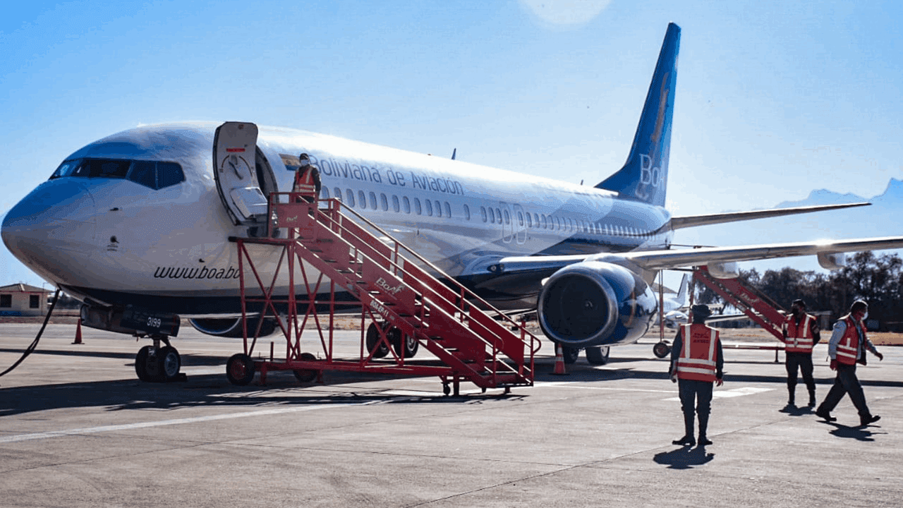 BoA informa sobre el avance del hangar que se construye en Cochabamba