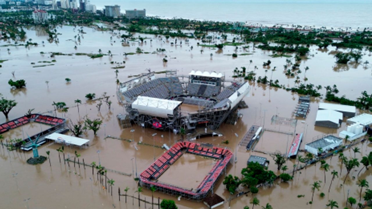 Alertas meteorológicas por lluvias intensas en el sur y centro de México debido a los remanentes del ciclón tropical "John"