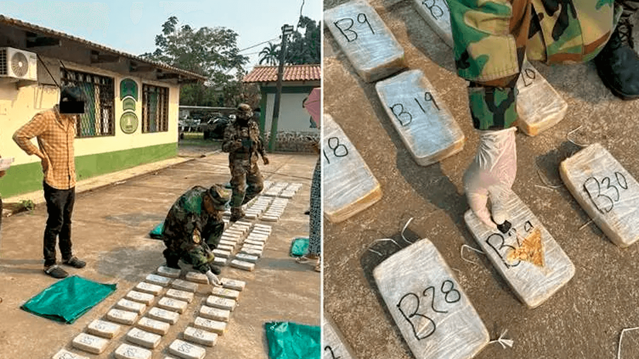Aprehenden a dos hombres tras ser sorprendidos en una cabaña cuidando 250 paquetes de cocaína