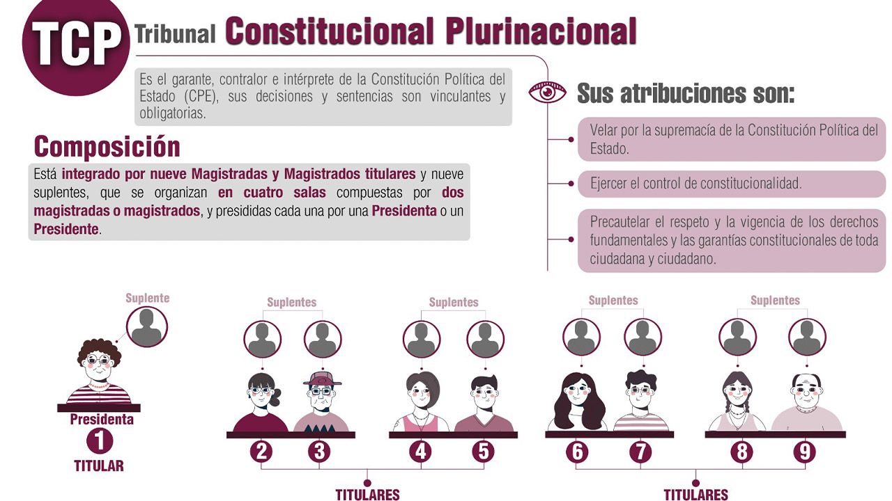 Cómo se eligen a los magistrados del Tribunal Constitucional Plurinacional
