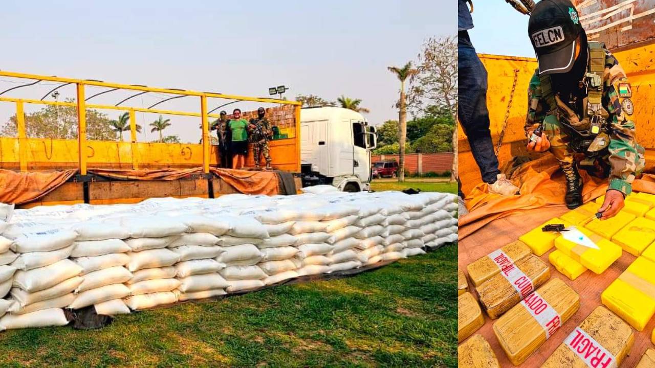 Secuestro de más de 100 Kilos de base de cocaína en Santa Cruz