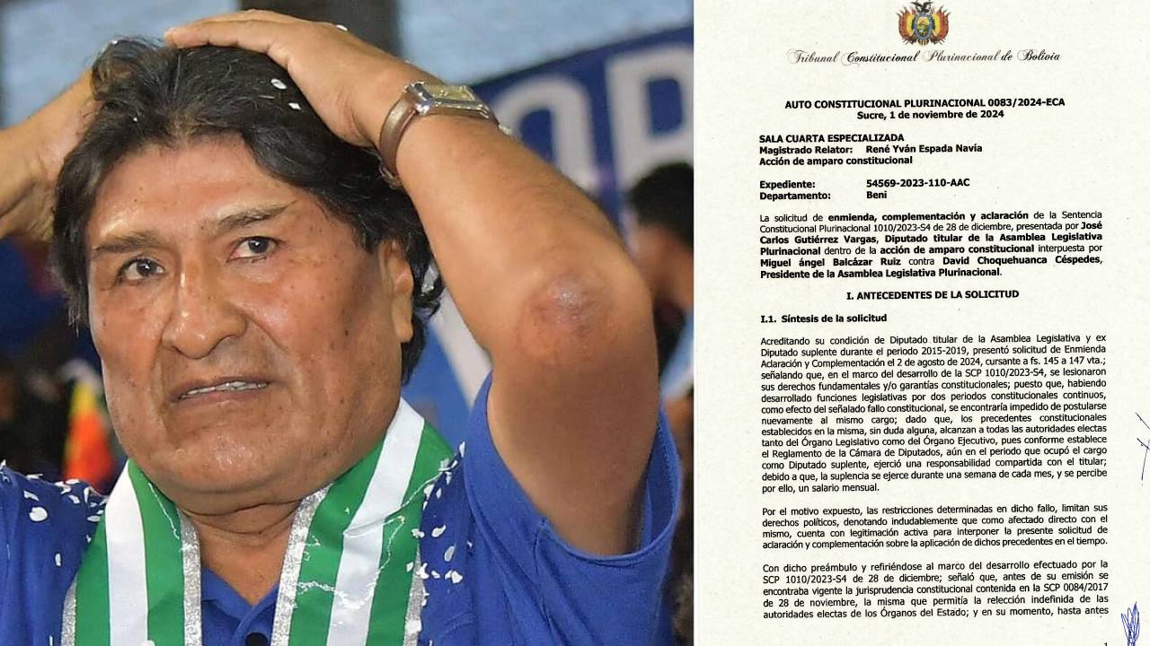 TCP cierra la puerta a la reelección de Evo Morales y otros líderes políticos