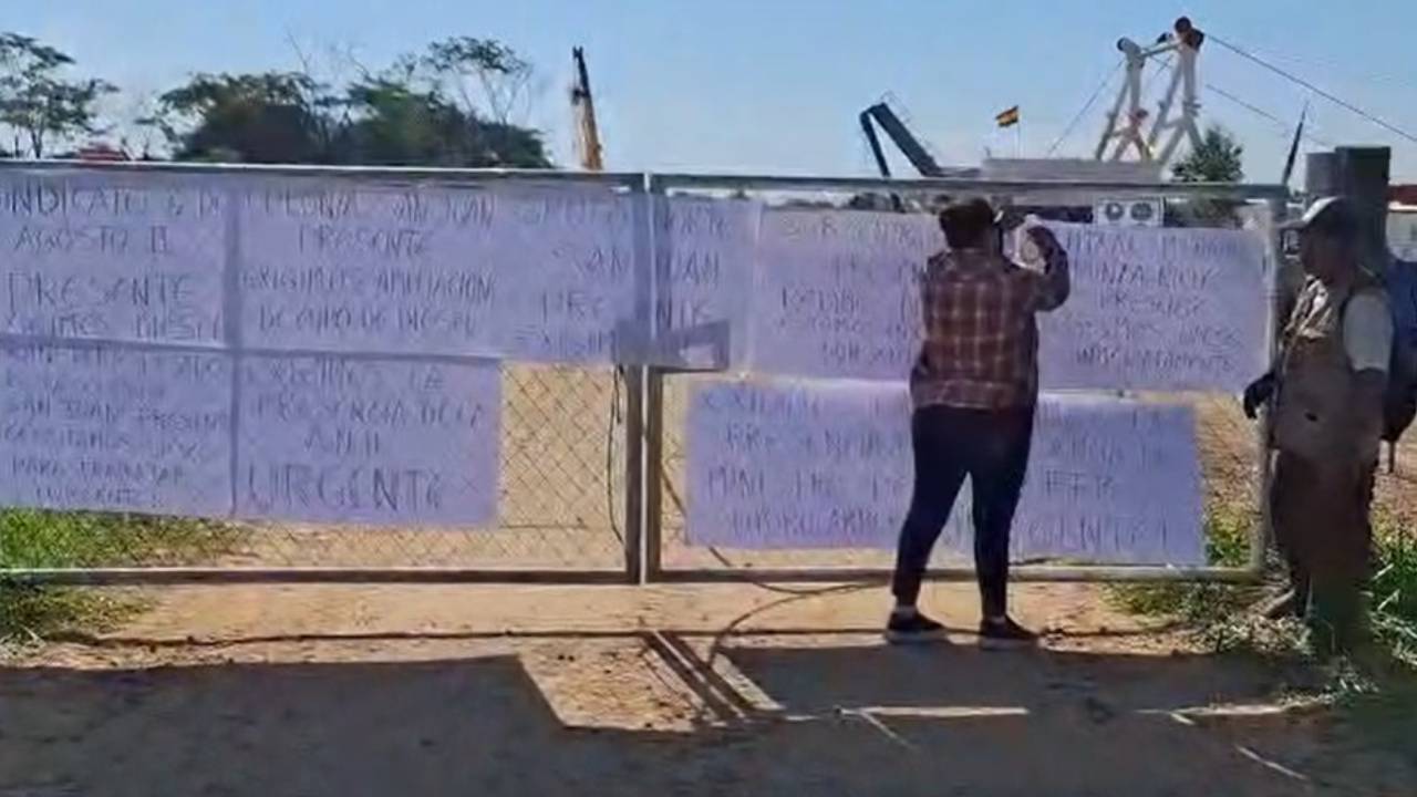 Comunarios de San Juan en vigilia pide abastecimiento de combustibles para productores