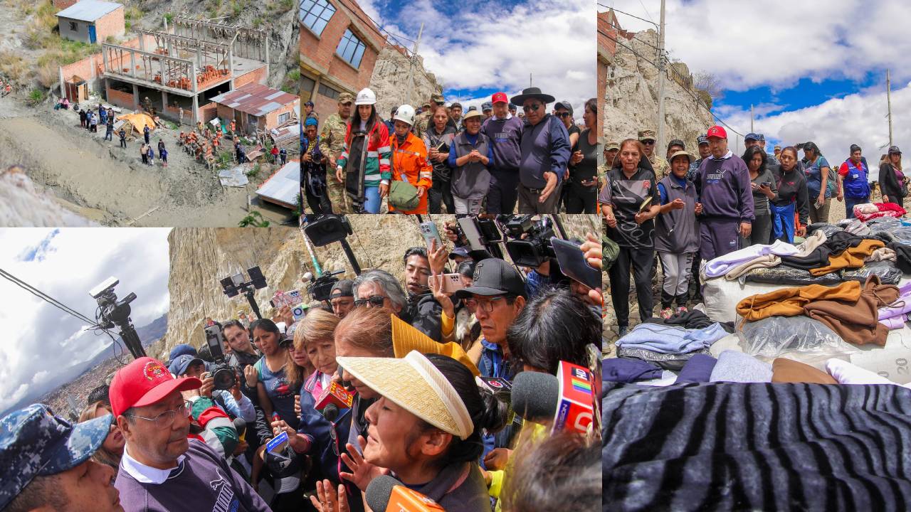 Ayuda humanitaria llega a bajo llojeta tras el desborde del río pasajahuira
