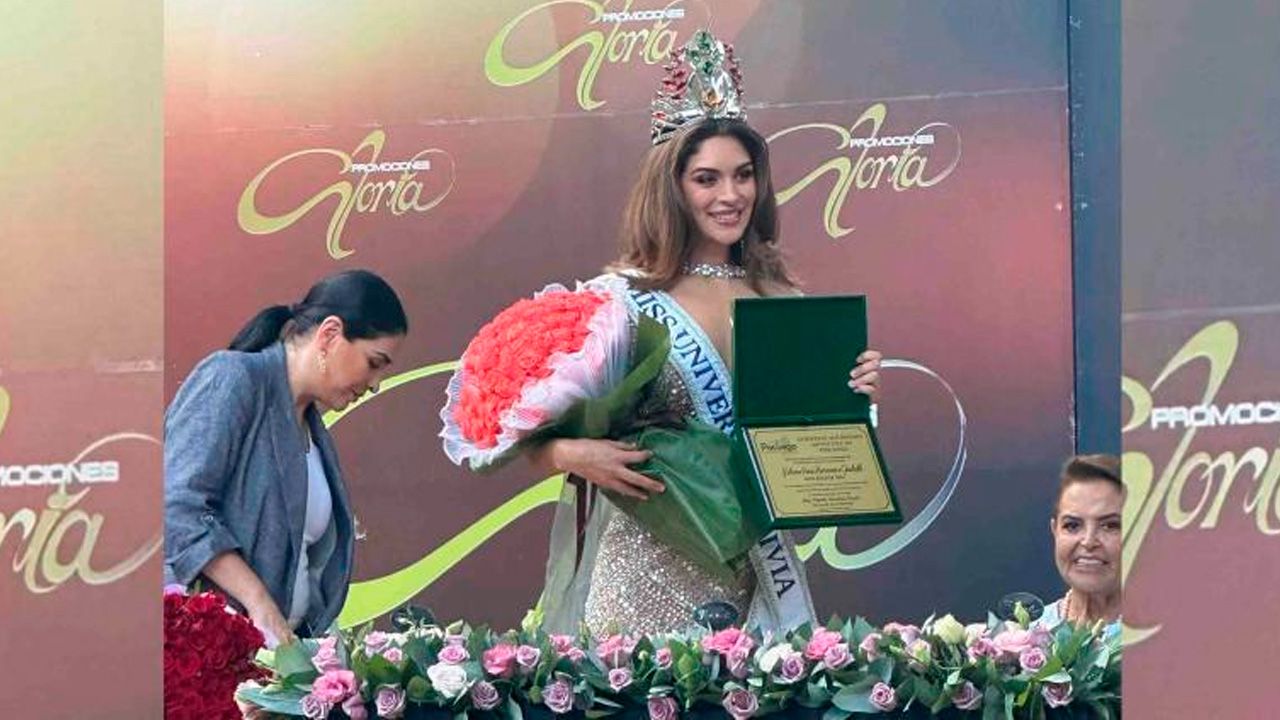 Juliana Barrientos regresa a Bolivia tras su destacada participación en el Miss Universo