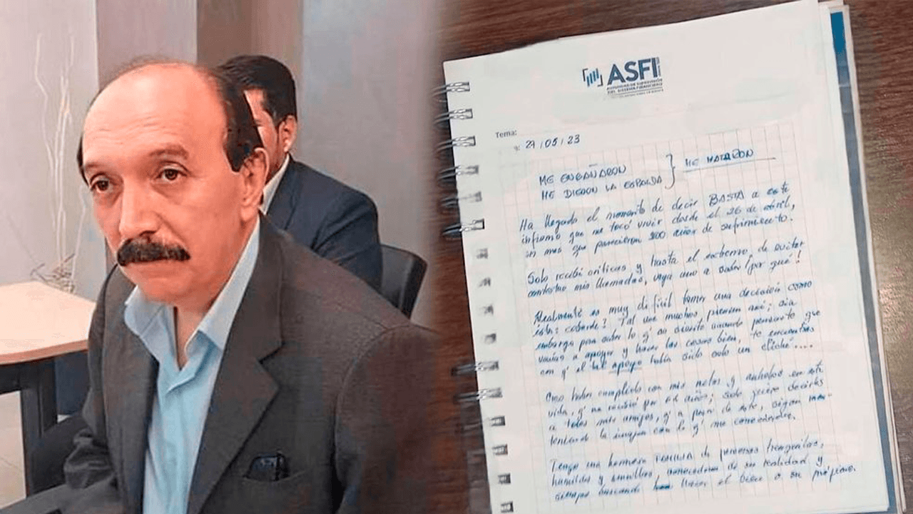 La Policía confirma que la letra de la carta corresponde al interventor
