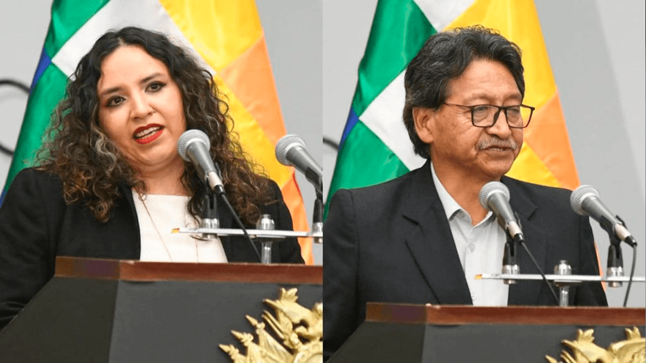 Luis Arce cambia a los ministros de Minería y Salud