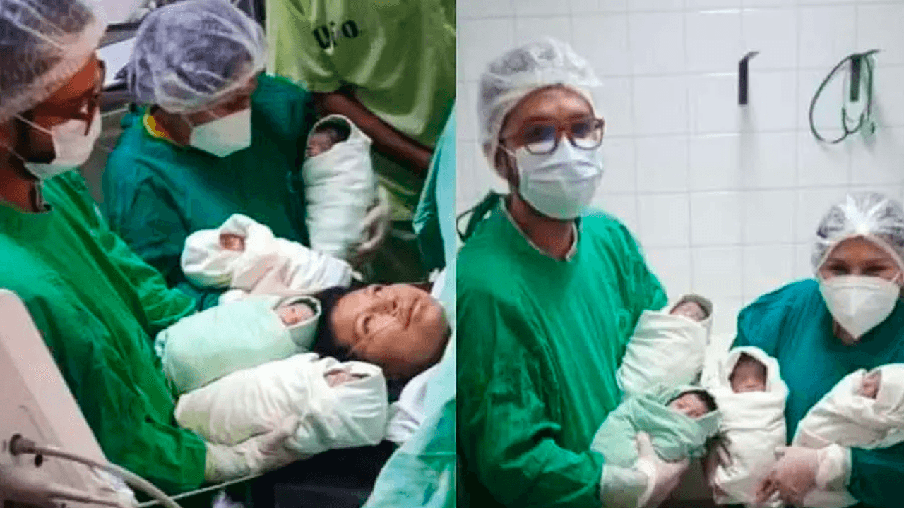 Tarija: Esperaban trillizos ¡Y nació el cuarto!