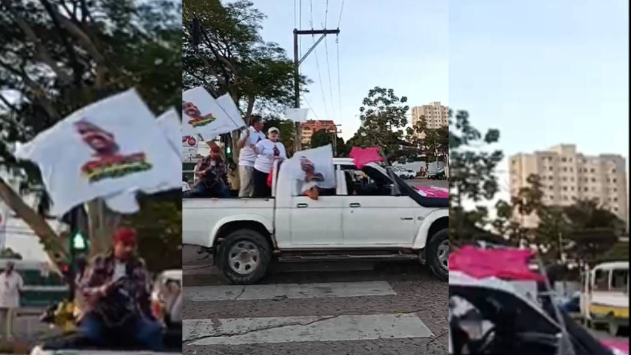Caravana por la libertad del gobernador electo Luis Fernando Camacho