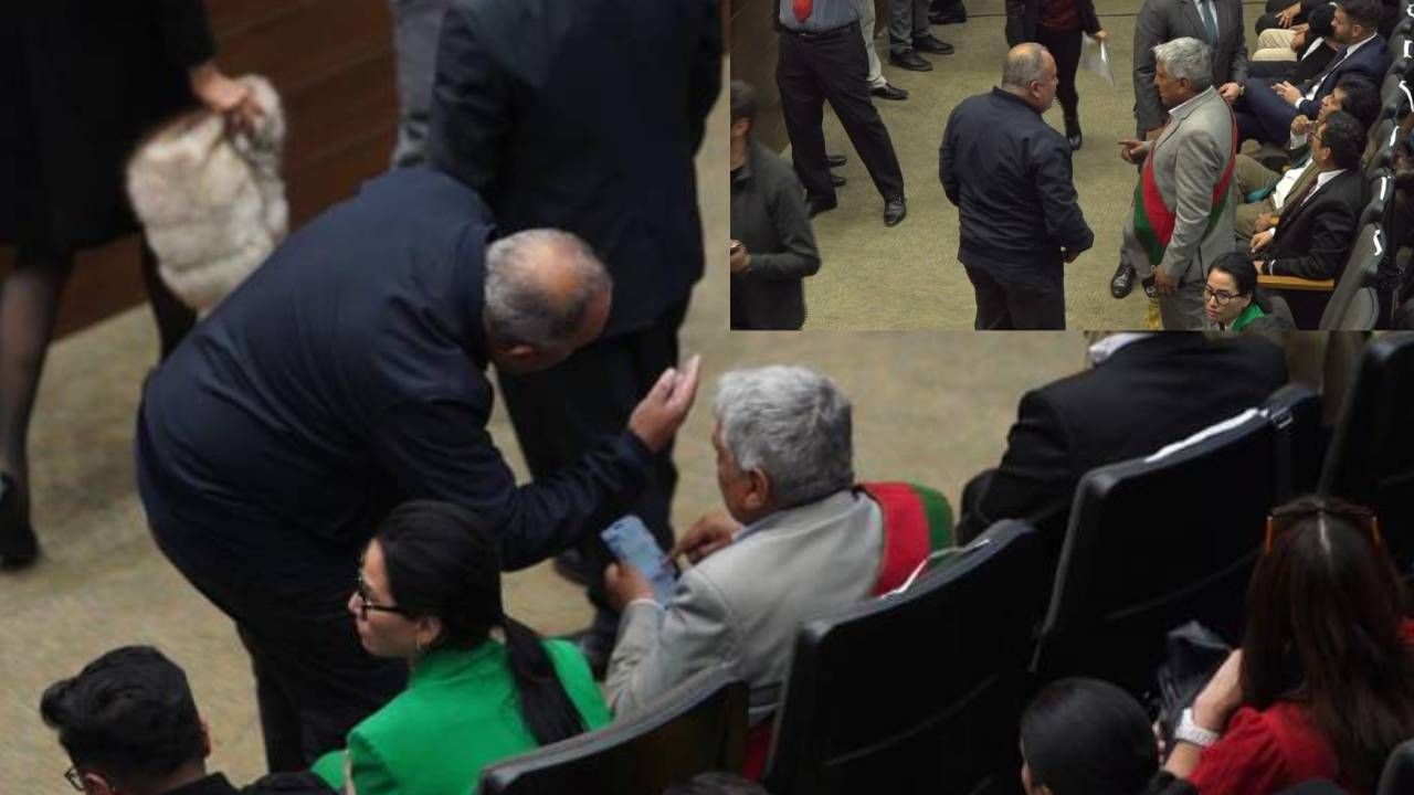 Alcalde Arias decide abandonar acto de posesión de magistrados cuando le pidieron sentarse en otro lugar