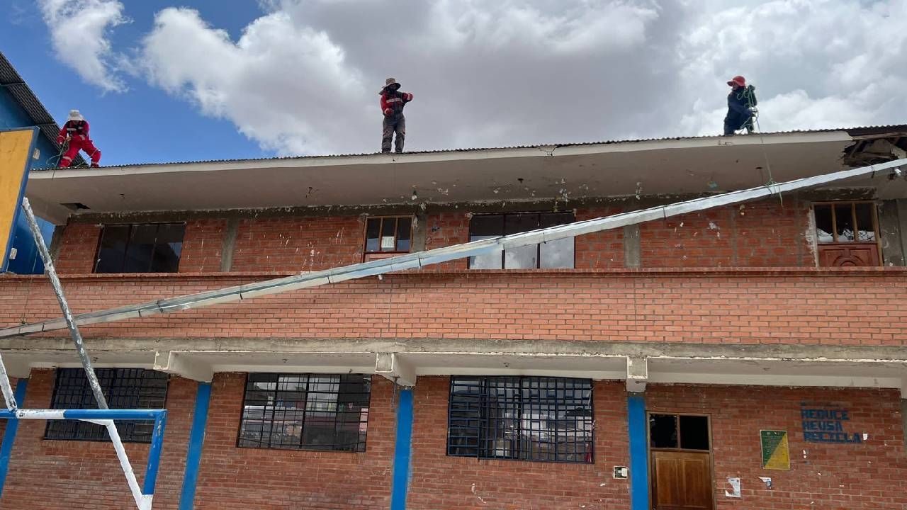 Alcaldía de El Alto intensifica mantenimiento en unidades educativas antes del inicio de clases
