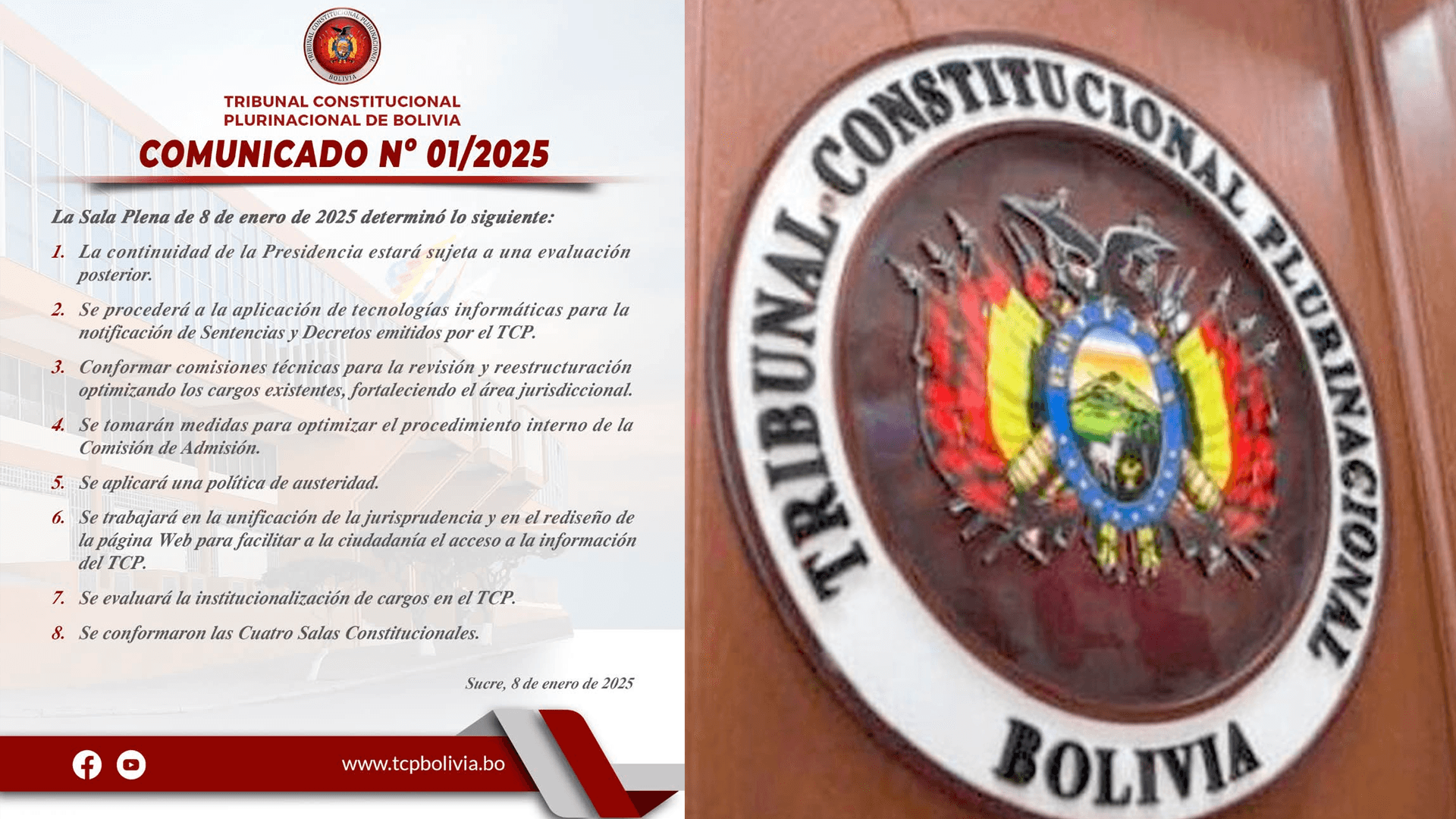TCP anuncia medidas para modernización y eficiencia