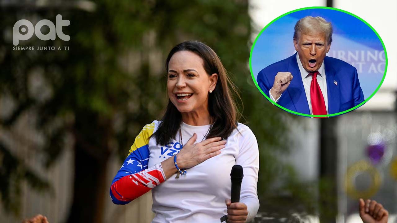 Machado agradece a Trump su "apoyo inquebrantable" en la lucha por la democracia en Venezuela 