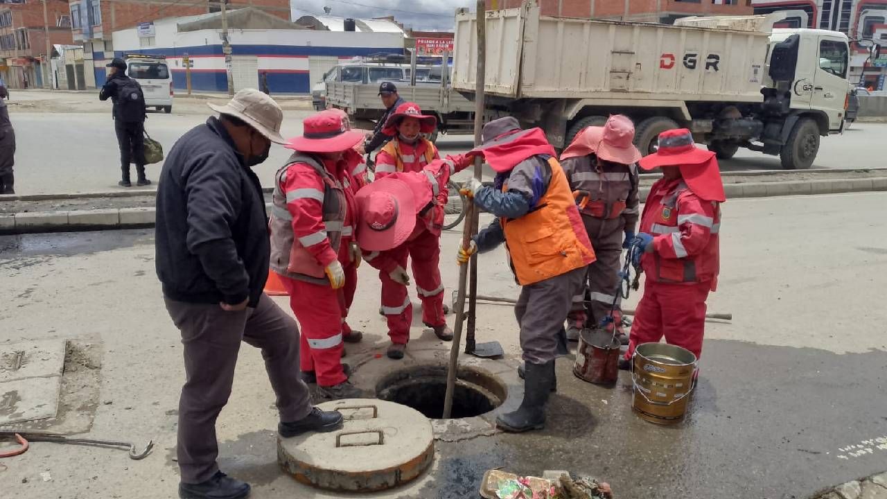 La Alcaldía de El Alto atendió seis emergencias por lluvias el fin de semana