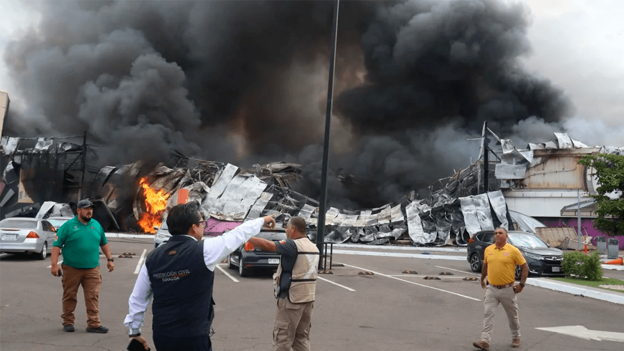 Incendio en casino de Culiacán deja un herido y dos personas con crisis nerviosa  