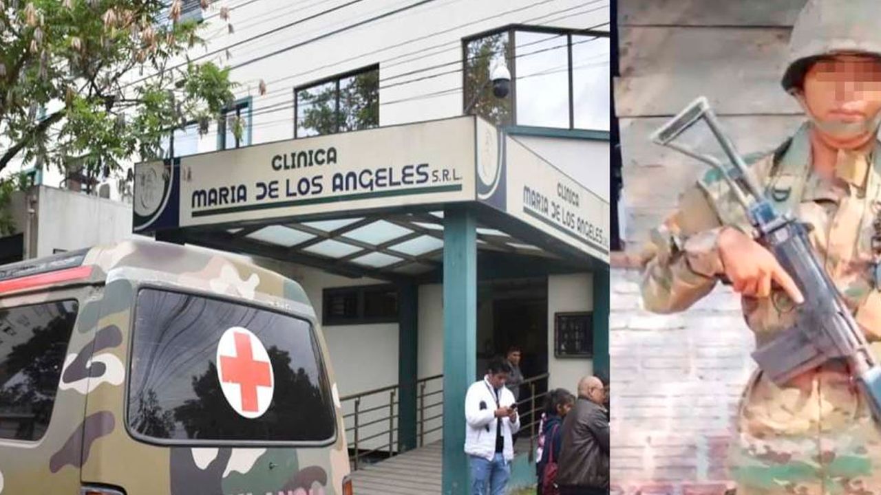 Techo de cocina de regimiento cae sobre soldado y lo deja con fractura en la columna