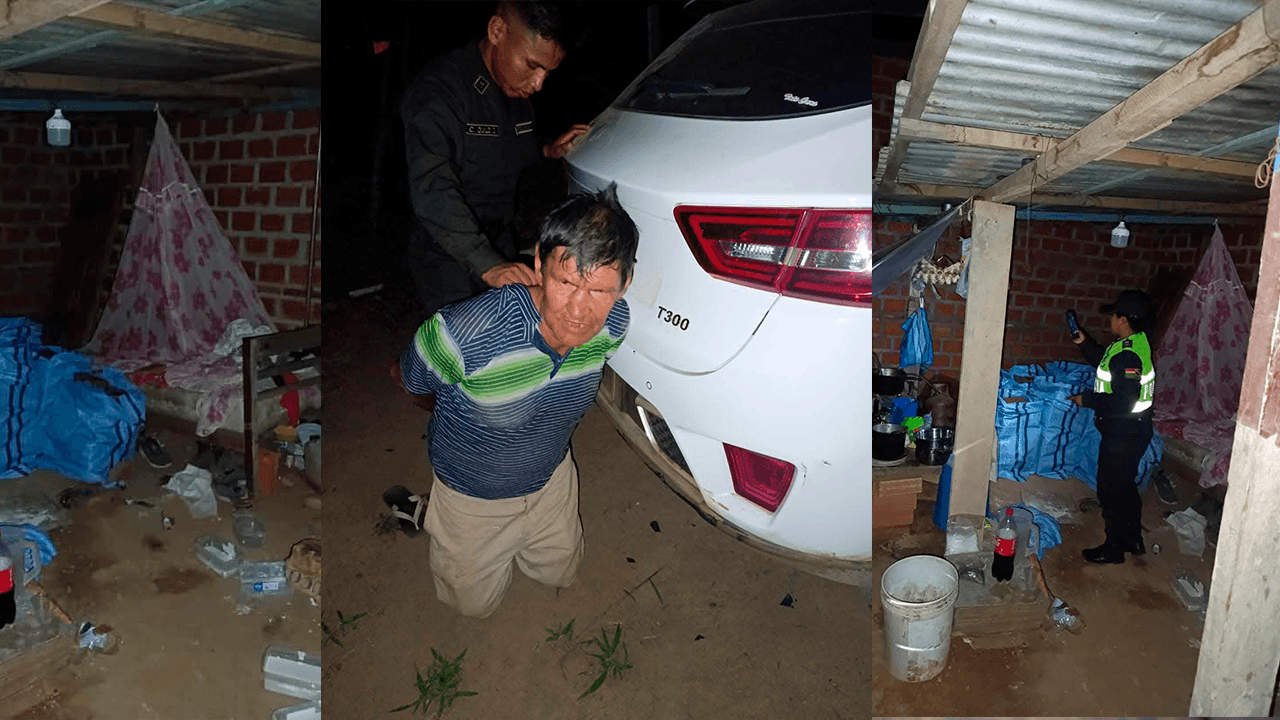 Policía desmantela presunto laboratorio de drogas en construcción en Santa Cruz