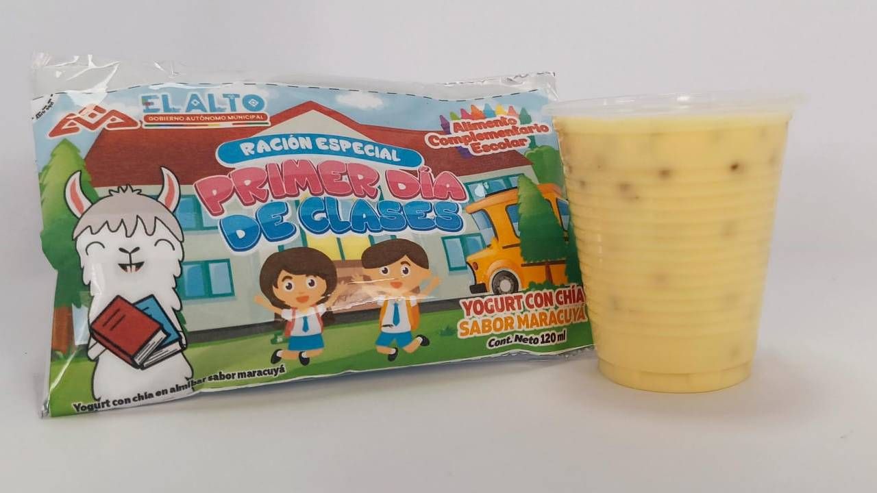 Feliz retorno a clases: Yogurt con chía y galleta waffer será la ración para este lunes